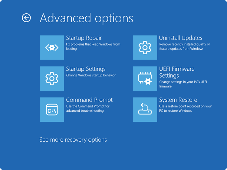 Troubleshoot Window