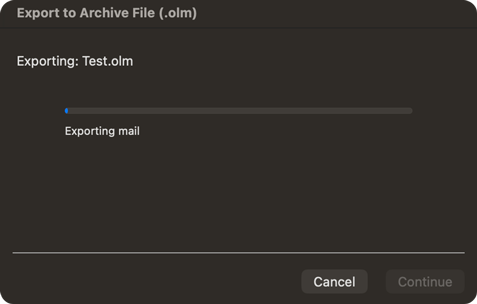 let outlook for mac export emails