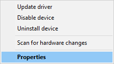 USB root hub properties