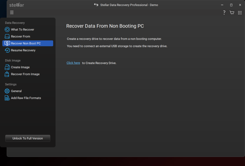 Stellar data recovery professional
