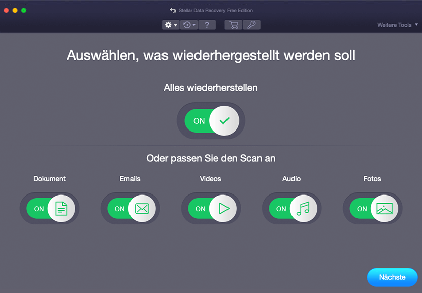 Kostenlose Mac Datenwiederherstellungssoftware