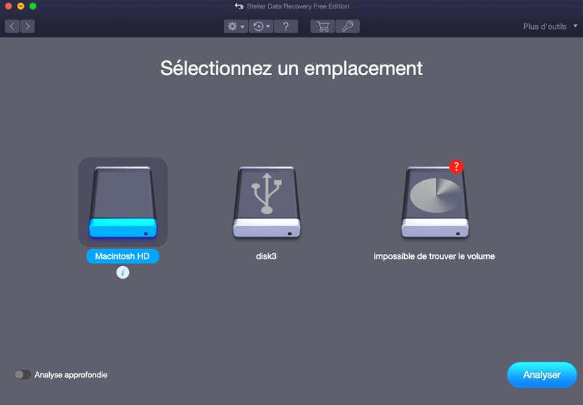 Récupération de données Mac gratuite