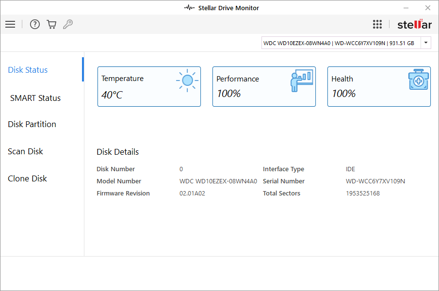 drive monitor homescreen