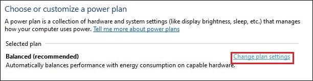 edit power plan