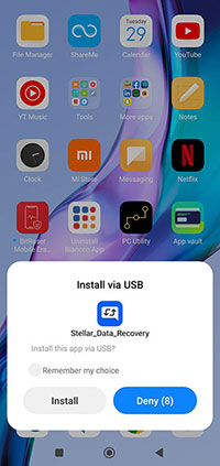 install stellar data recovery for android