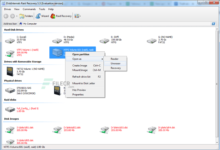 DiskInternals Recupero dati RAID