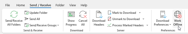 2-Work-Offline-mode-in-the-Outlook