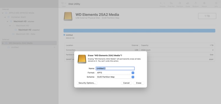 select drive partitioning style