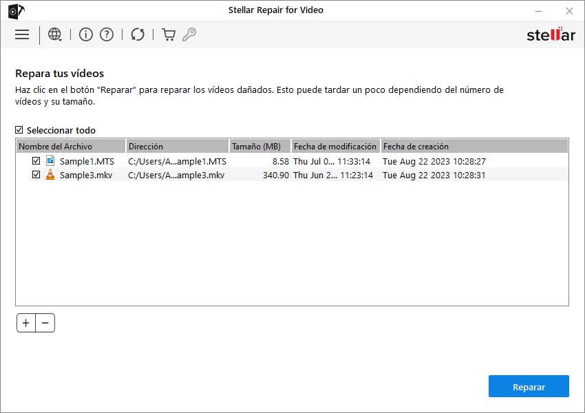 Reparar para iniciar el proceso de reparación