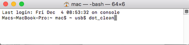 1-dot-clean-command-in-terminal