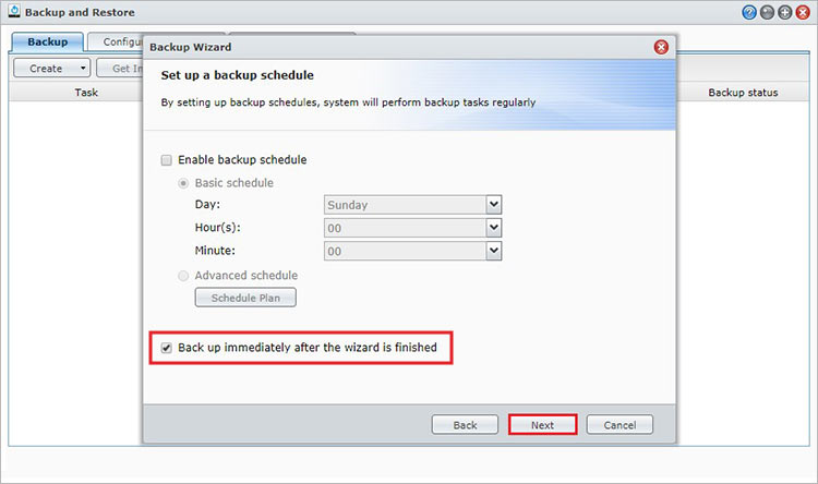 select-backup-immediately-after-the-wizard-is-finished-and-click-Next