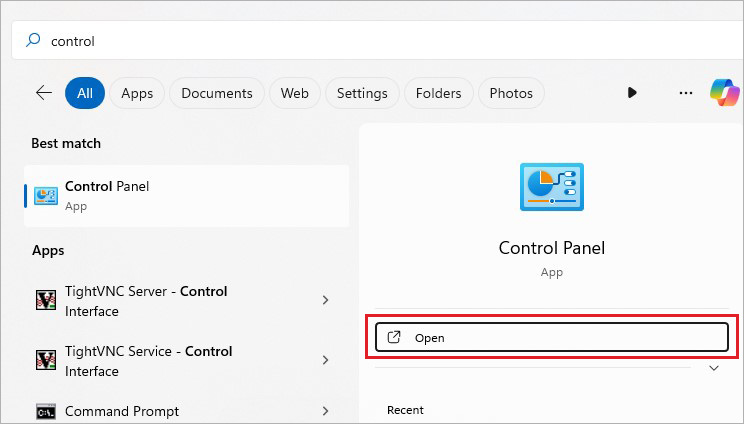 open-control-panel-from-Windows-search