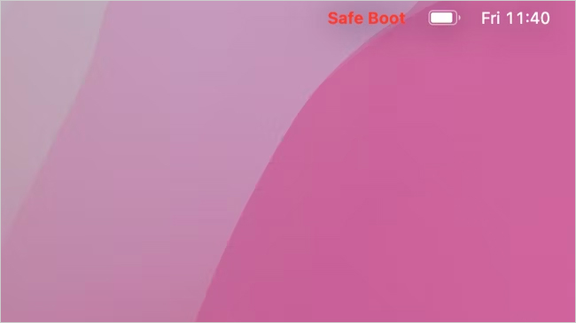 Boot your mac in safe mode
