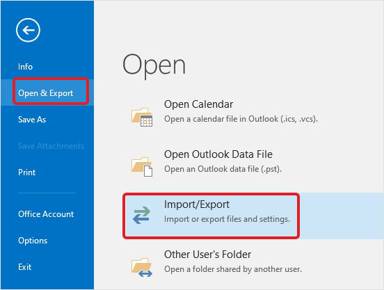 Import the Converted PST File into Outlook
