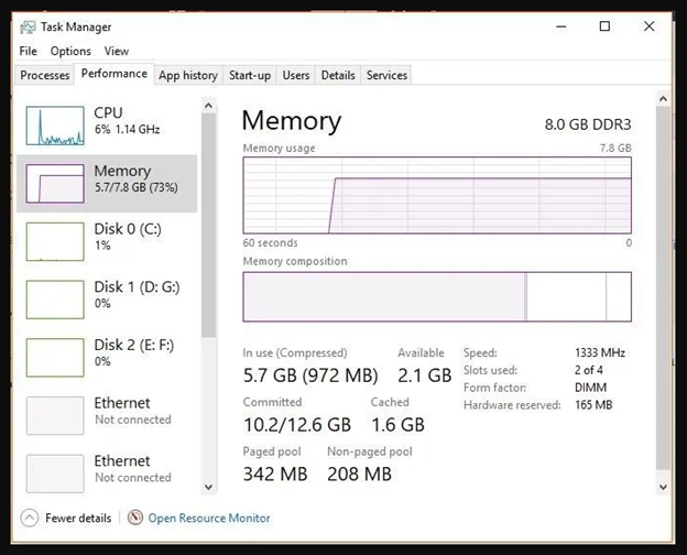 Ensure Sufficient Memory