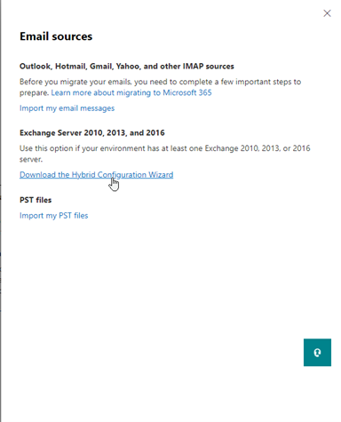 Download the Hybrid Configuration Wizard