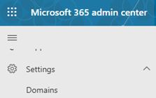 open the Microsoft 365 admin center
