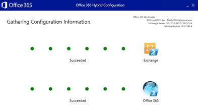 configuration of your local Exchange Server