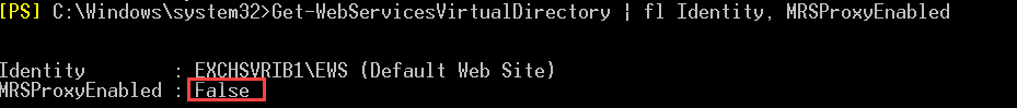 check if MRS proxy is enabled