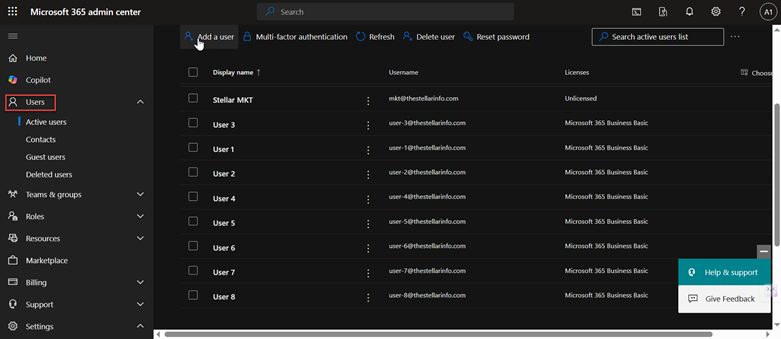 Log in to Microsoft 365 Admin Center