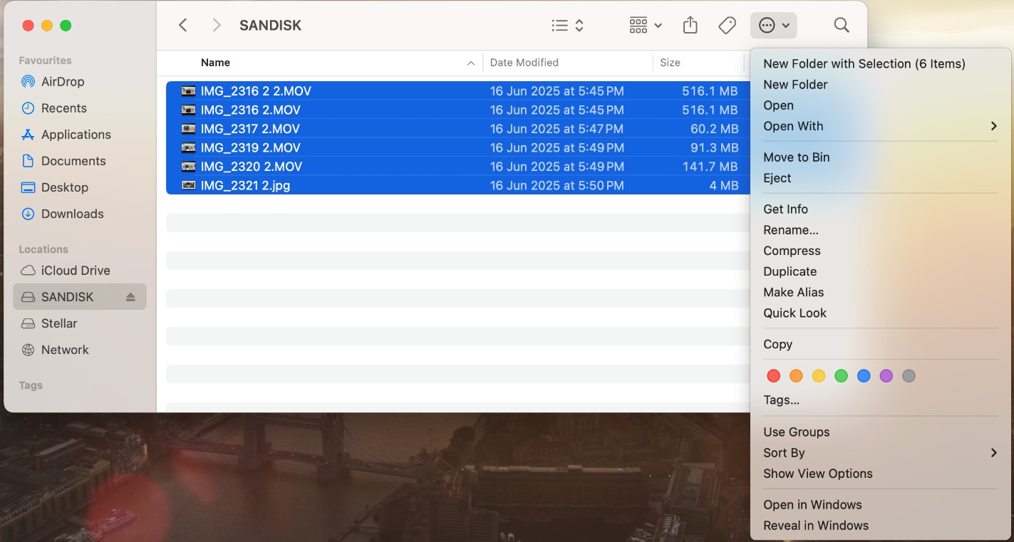 select and delete them