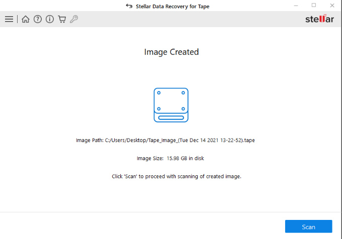 click on scan the dump file