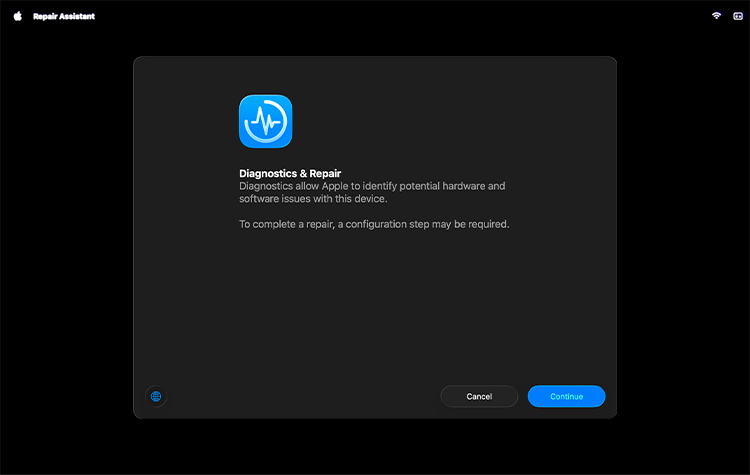 Run Apple Diagnostics