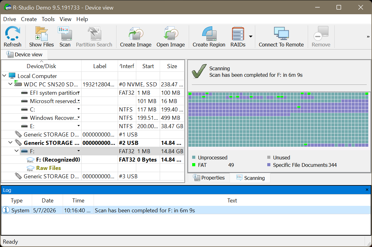 R-Studio window