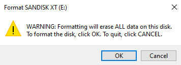 Error in Format
