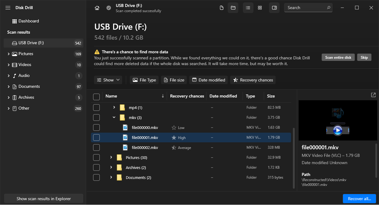 USB Drive Disk Drill