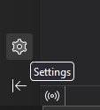 Click on gear icon