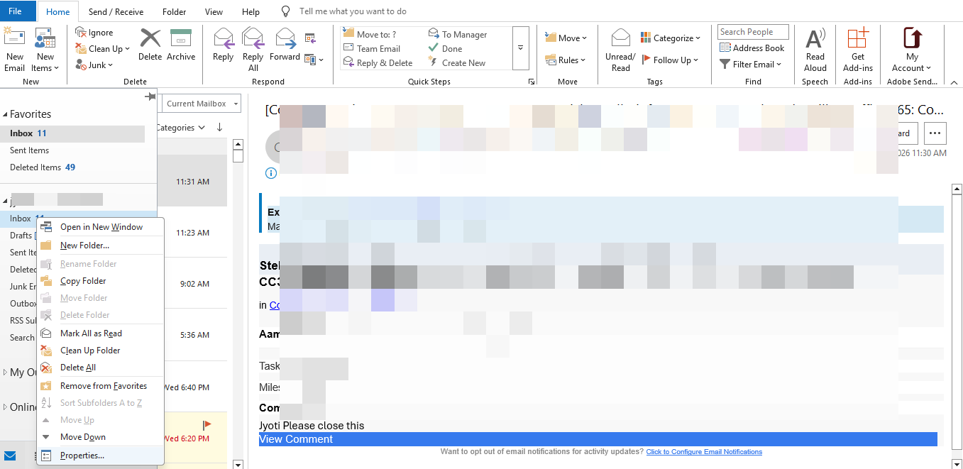 What is Outlook Cached Mode Sync Slider?