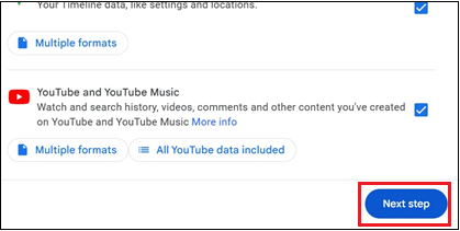 Click on Next