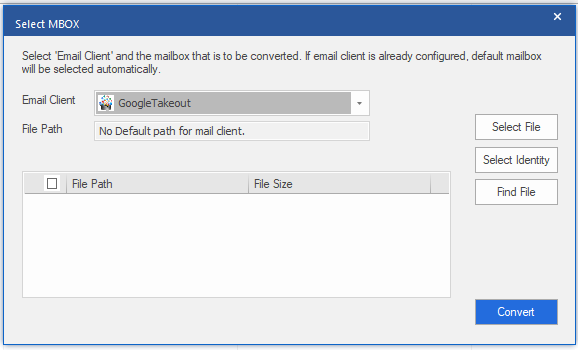 Launch Stellar converter for MBOX on your Windows PC