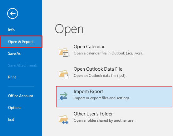 open thunderbird calendar in Outlook