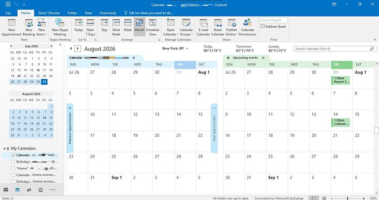 You have successfully exported thunderbird calendar in outlook