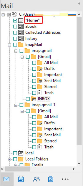 select the thunderbird calendar you want to export to Outlook