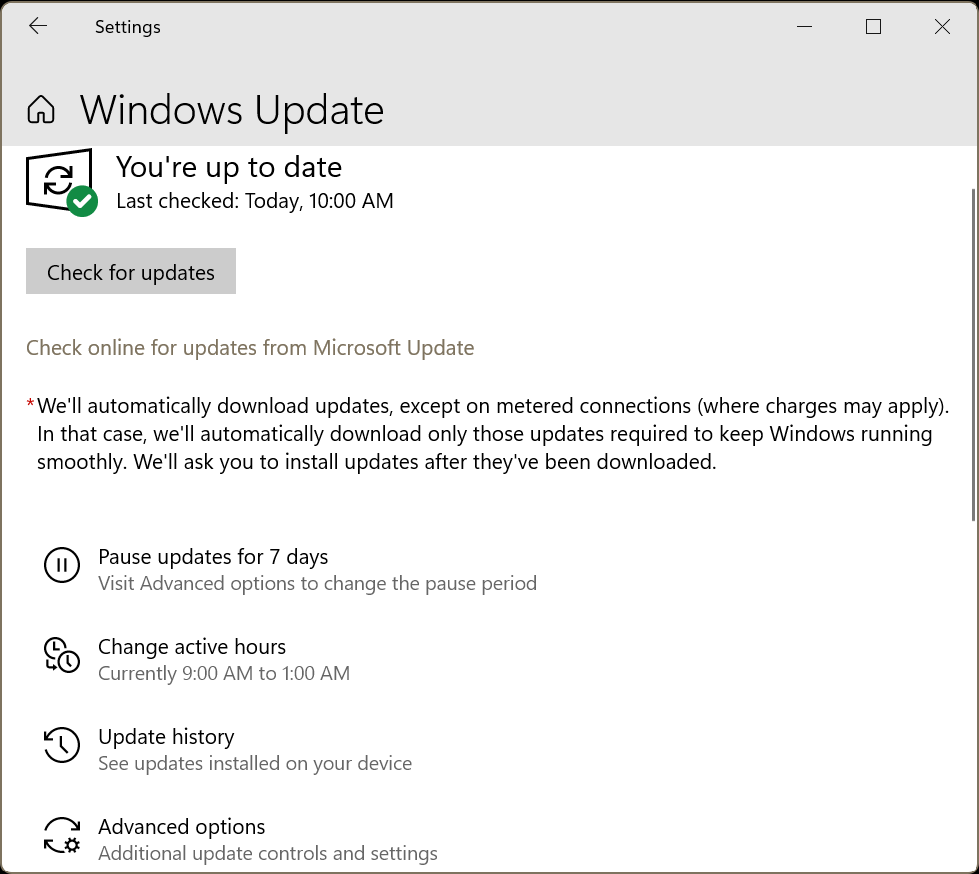 Update Windows to the Latest Version
