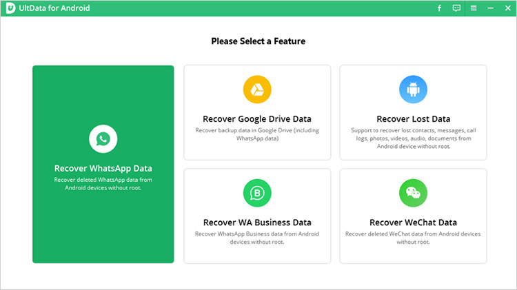 Tenorshare UltData for Android Data Recovery 