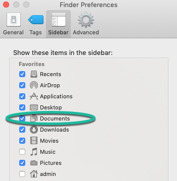 Finder-Preferences