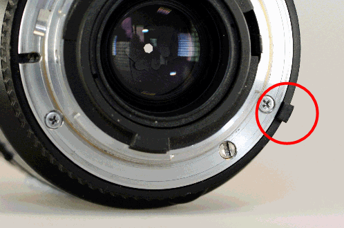 EE-Servokupplung am Nikon-Objektiv