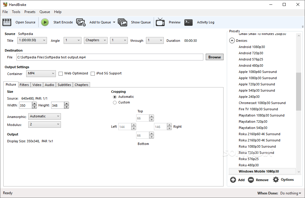 Handbrake works on Windows, Mac, and Linux systems