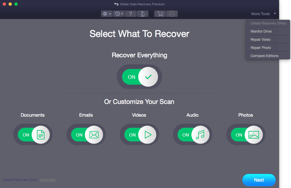Create Recovery Drive is Greyed Out
