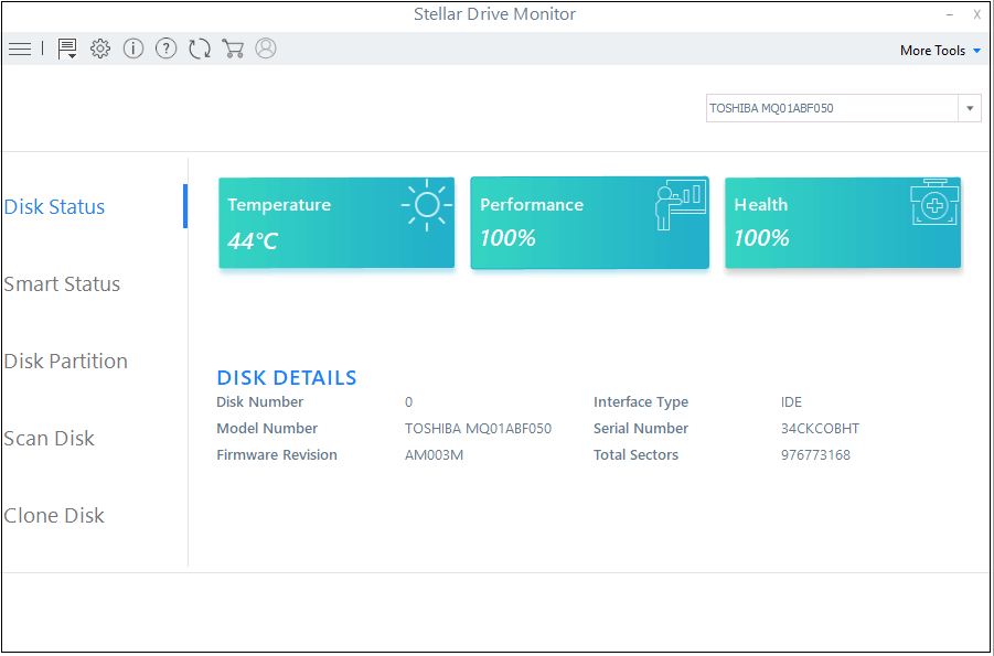 Drive Status Data Recovery