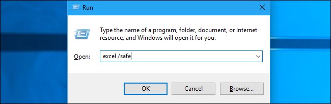 open excel in safe mode open excel in safe mode