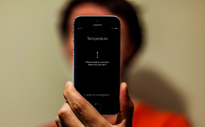 surchauffe de l'iphone