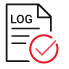Generates Log Report icon