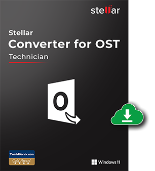 Stellar Convert, Compact and Split OST File & Save as PST