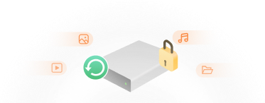 Encrypted drive recovery illustration
