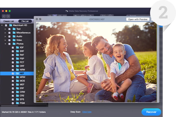 Recover data from unmounted Mac drive